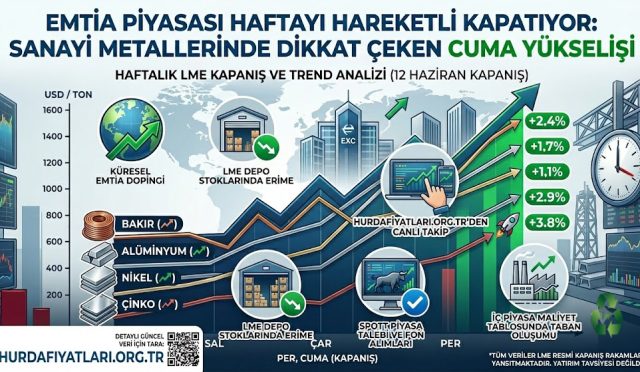 Emtia piyasası haftalık sanayi metalleri borsa analiz tablosu