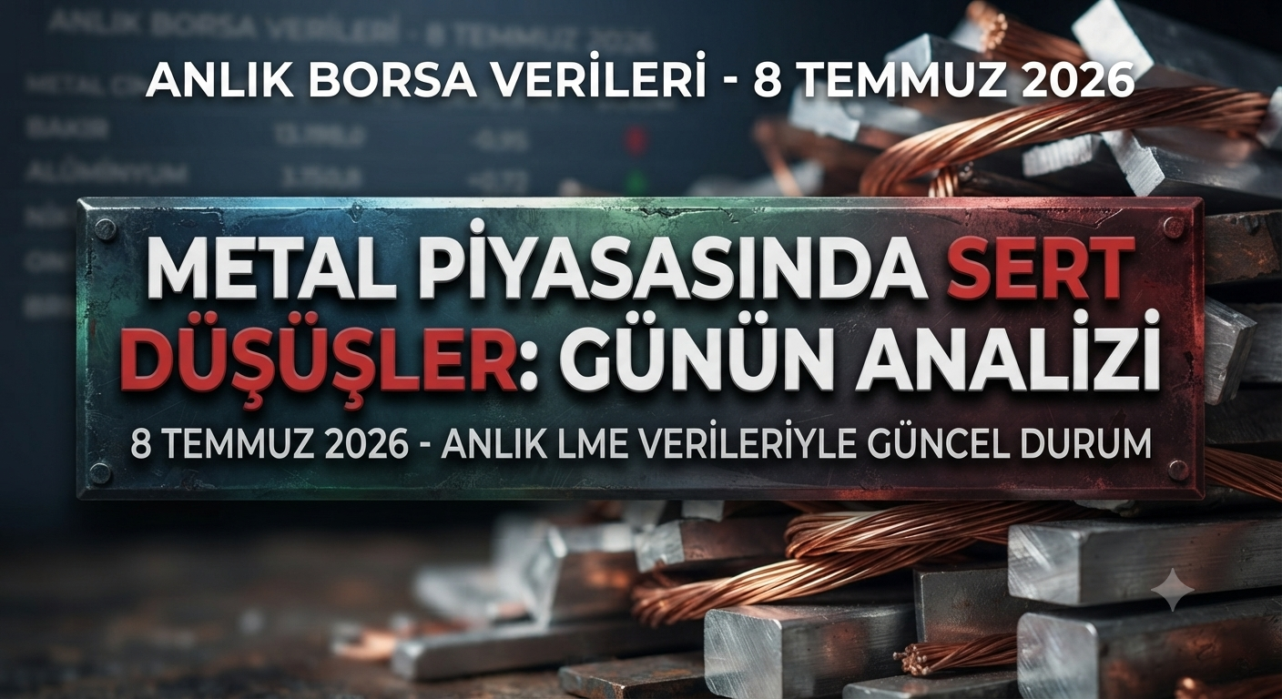 8 Temmuz 2026 Hurda Fiyatları Analizi: Metal Borsasında Son Durum